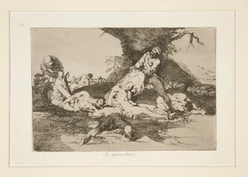 Ze maken er gebruik van, pl. 16 uit Los desastres de la guerra (De Rampen van de Oorlog)