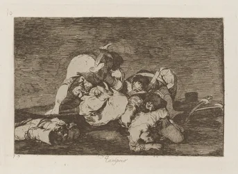 Tampoco (Ook niet), pl. 10 uit de serie Los desastres de la guerra (De rampen van de oorlog)