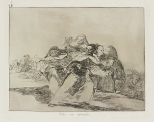 Todo va revuelto. (Alles is in de War.), pl. 42 uit de serie Los desastres de la guerra (De Rampen van de Oorlog)