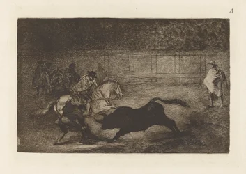 Een Spaanse Ruiter die Breekt