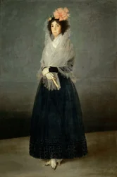 Portret van de Gravin del Carpio, Marquesa de la Solana