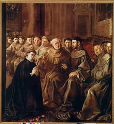 Sint Bonaventura treedt toe tot de Franciscaner Orde