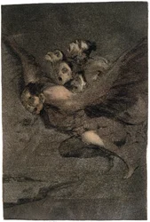 Buen Viage (Goede reis). Vleugelmonsters. c.1802 (gravure)