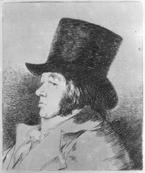 Francisco Goya y Lucientes, schilder, plaat 1 uit de serie „Los Caprichos“