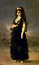 Maria Luisa van Parma (1751-1819) (olieverf op doek)