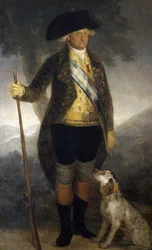 Portret van koning Karel IV van Spanje