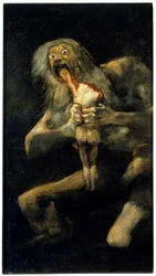 Saturnus verslindt zijn zoon