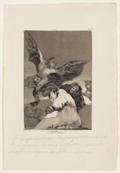 Soplones, plaat uit "Los Caprichos", 1799