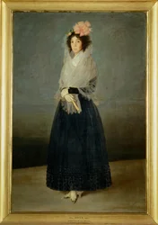 De gravin del Carpio, markiezin de la Solana Geschilderd rond 1795, het jaar van haar dood ...