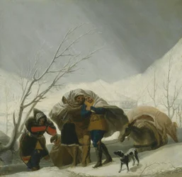Winters tafereel