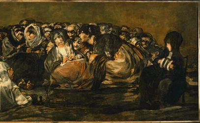 Heksen sabbat ... (schilderij op doek)