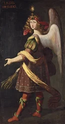 Een Allegorie van de Eucharistie: Een Engel met graan