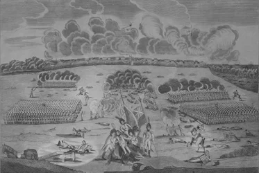 Een Correct Uitzicht op de Slag bij de Stad New Orleans 8 januari 1815, ca. 1816