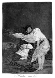 Een slechte nacht, 1799
