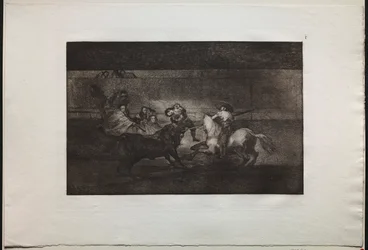 Stierengevechten: De dood van Pepe Illo 3e compositie, 1876
