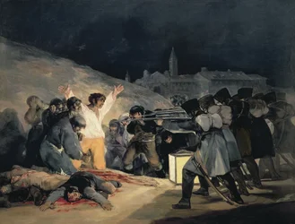 Executie van de verdedigers van Madrid, 3 mei 1808, 1814