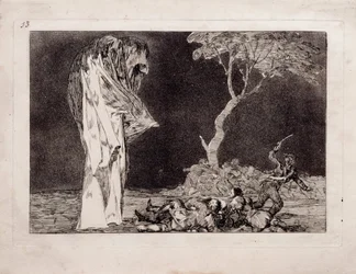 Angstige Dwaasheid uit de serie Los Disparates Follies, 1815-1819