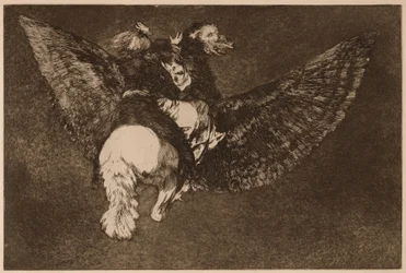 Vliegende dwaasheid (Disparate volante), uit de serie Los Disparates