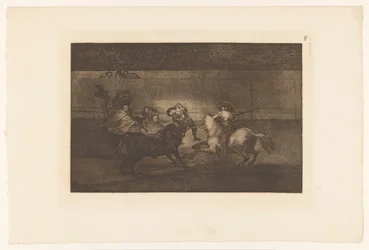 Man gespiest aan de hoorn van een stier