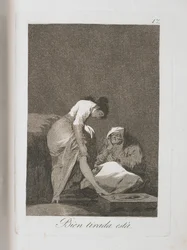 Plaat uit Los Caprichos, 1797-1798