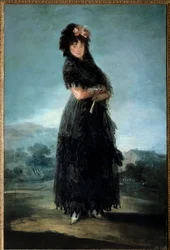 Portret van Mariana Waldstein, Markiezin van Santa Cruz