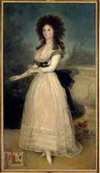 Portret van Dona Tadea Arias de Enriquez