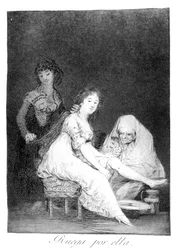 Zij bidt voor haar, 1799