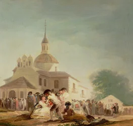 De hermitage van San Isidro, Madrid, 1788