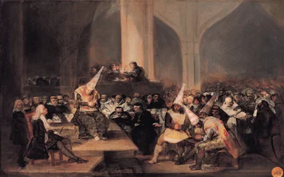 Het tribunaal van de Inquisitie