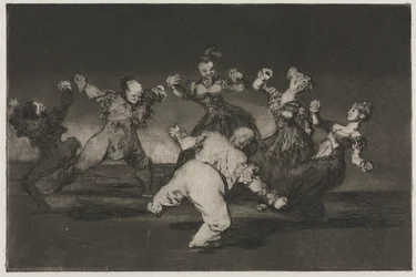De Spreekwoorden: Als Marion wil dansen, moet ze de gevolgen dragen, 1864