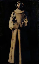 Sint Franciscus van Assisi na de visioen van paus Nicolaas V