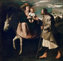 De vlucht naar Egypte, late 1630s