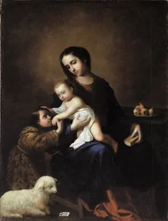 Onze Lieve Vrouw met het kindje Jezus en Johannes de Doper als kind