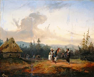 Argumenten met de Joodse koopman, 1853