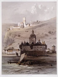 Kasteel in Pfalz, Duitsland