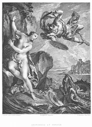 Andromeda en Perseus (gravure)