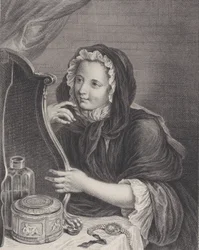 De Kokette Weduwe, 1724