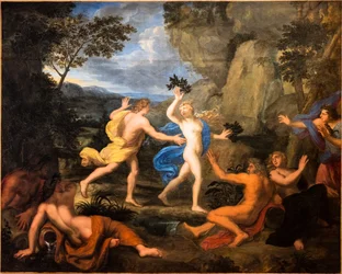 Apollo die Daphne achtervolgt