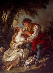 De kooi, 1763. H. 0,93 x 0,73 m