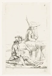 Soldaat en een boer
