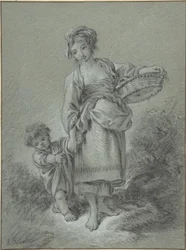 Vrouw en jongen