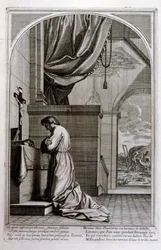Gravure door Francois Chauveau 1680 