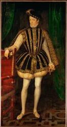 Koning Karel IX van Frankrijk ... (olieverf op doek)