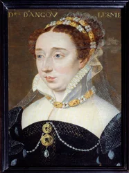 Portret van Diane van Frankrijk, hertogin van Angouleme (1538-1619), erkende dochter van Hendrik IV