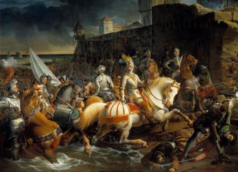 Inname van Calais door Frans I van Guise, hertog van Aumale (1519-1563), 9 januari
