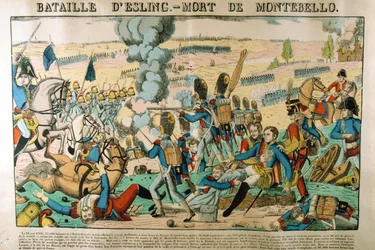 Slag bij Essling - Dood van Montebello, 21 mei 1809, c1835