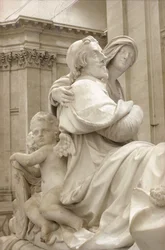 Detail van het grafmonument voor Armand-Jean du Plessis, Kardinaal Richelieu 1585-1642