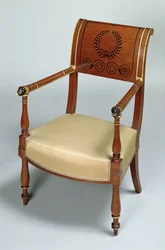 Fontainebleau fauteuil, 1796-1803