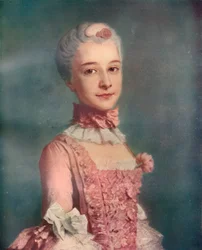 La Dame En Rose, 18e eeuw, 1911