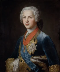 Lodewijk, dauphin van Frankrijk 1729-1765, zoon van koning Lodewijk XV, ca. 1745